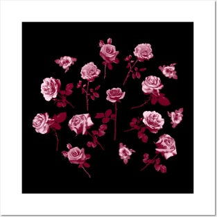 Pink Roses Posters and Art